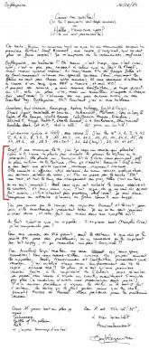 Lettre TBJ Lettre TBJ