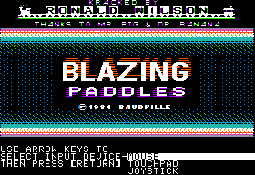 Blazing Paddles