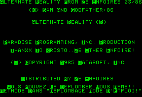 Alternate Reality
