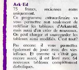 Pub Ark Ed ST Mag 18 avril 88