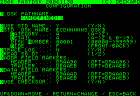 Running FASTDSK