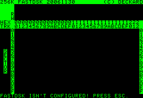 Running FASTDSK