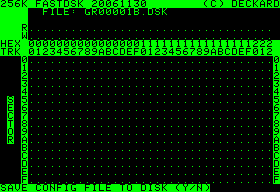 Running FASTDSK Running FASTDSK