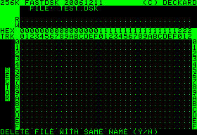 Running FASTDSK
