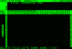 Running FASTDSK