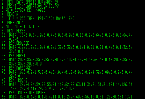 Menu Disk Muryaden 1 Pre-RoleMaster 1