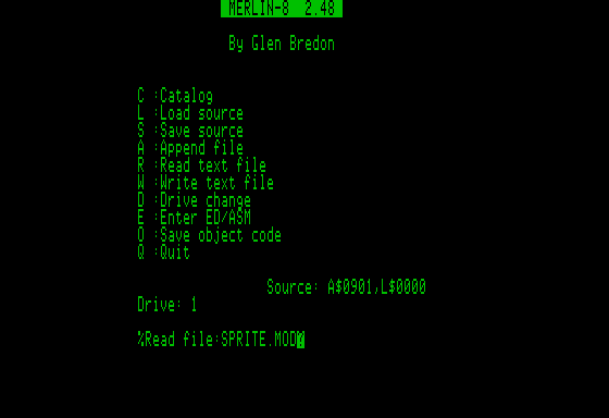 Menu Disk Muryaden 1 Pre-RoleMaster 1