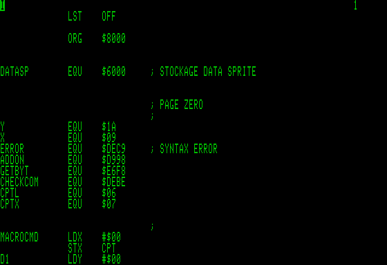 Menu Disk Muryaden 1 Pre-RoleMaster 1