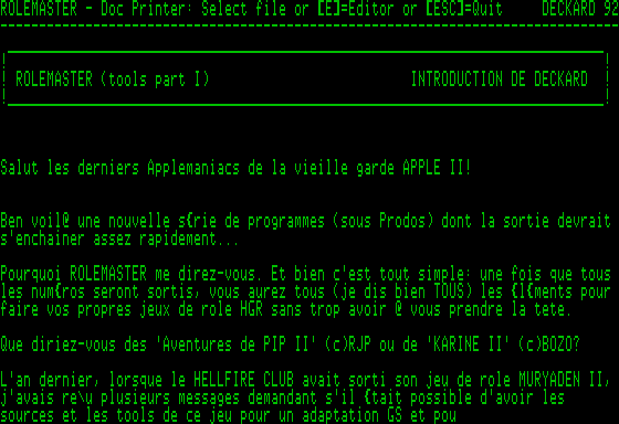 RoleMaster 1