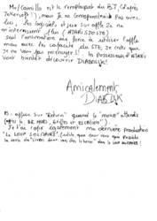 Lettre Diabolik