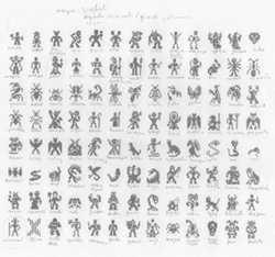 Work listes sprites