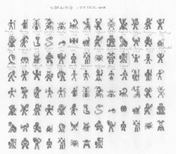 Work listes sprites