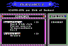 Menus