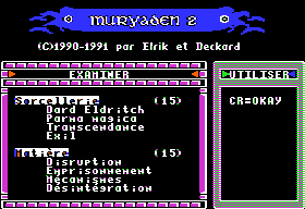 Menus
