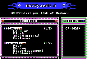 Menus