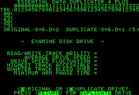 EDD screen EDD screen