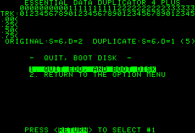 EDD screen EDD screen