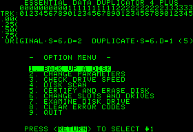 EDD screen EDD screen