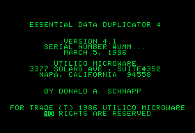 EDD screen