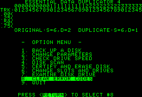 EDD screen EDD screen