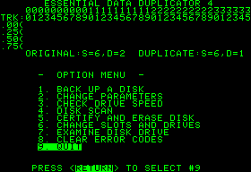 EDD screen EDD screen