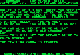 Doc dans le disk utils
